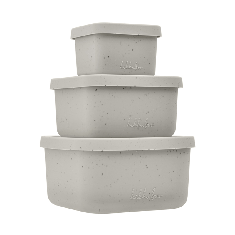 Σετ Δοχείων Αποθήκευσης Kikka Boo Platinum Silicone Sand