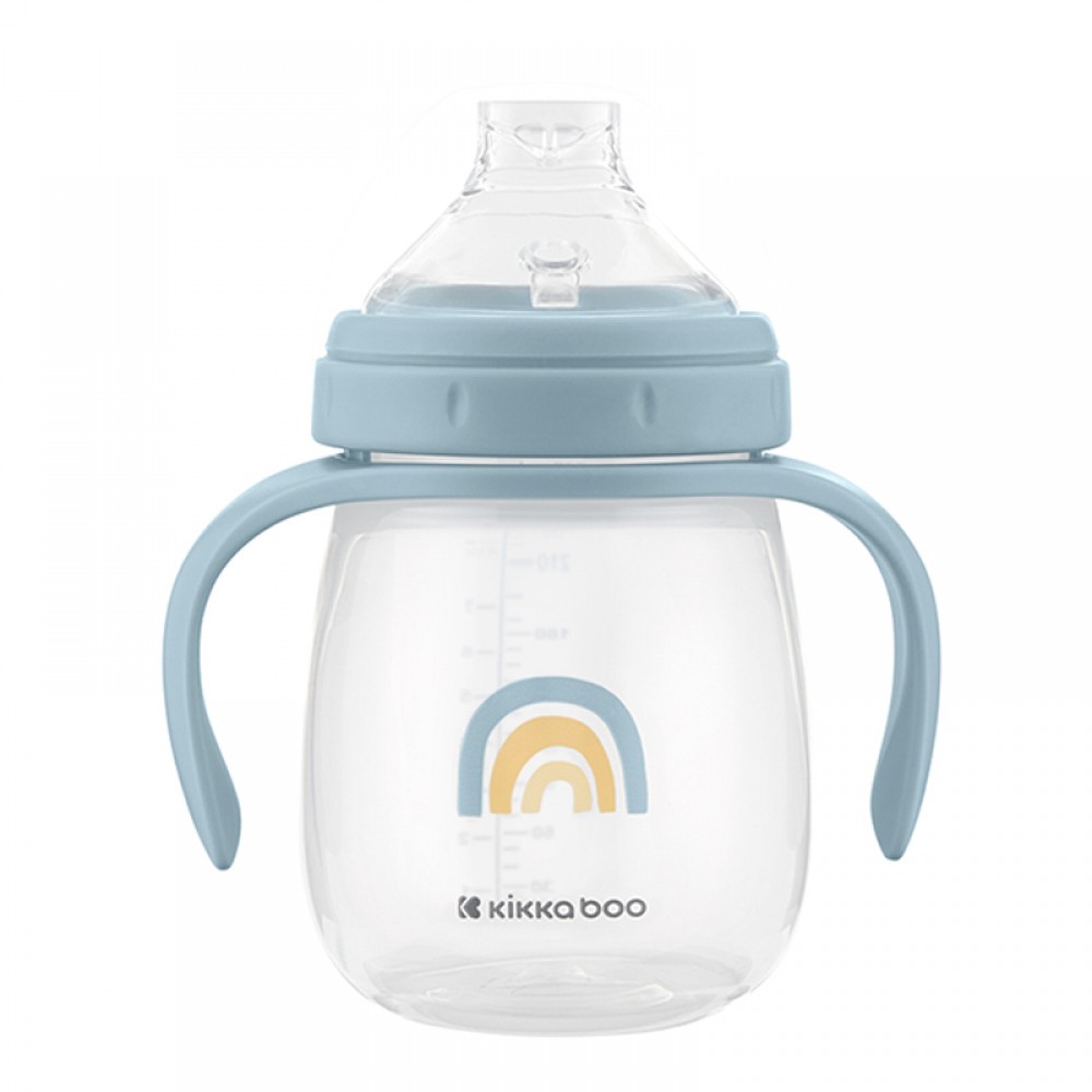 Κύπελλο με Στόμιο Σιλικόνης Kikka Boo 240ml Stripy Friends
