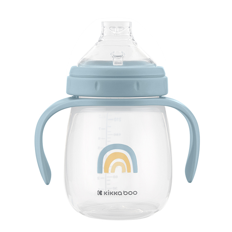 Κύπελλο με Στόμιο Σιλικόνης Kikka Boo 240ml Stripy Friends