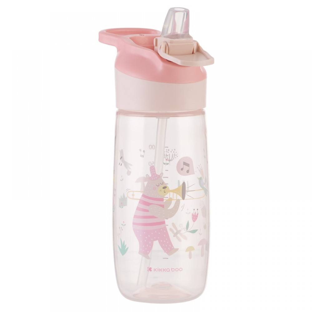 Κύπελλο με Στόμιο Σιλικόνης Kikka boo Music Fest 450ml Pink Κύπελλο με Στόμιο Σιλικόνης Kikka boo Music Fest 450ml Pink