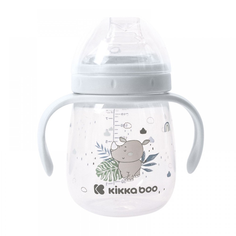 Κύπελλο με Στόμιο Σιλικόνης Kikka boo Savanna Blue 240ml