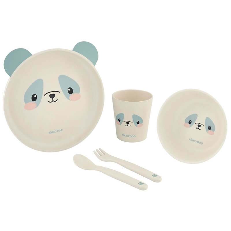 Σετ Φαγητού Kikka boo Bamboo Panda Blue (5τεμ.)