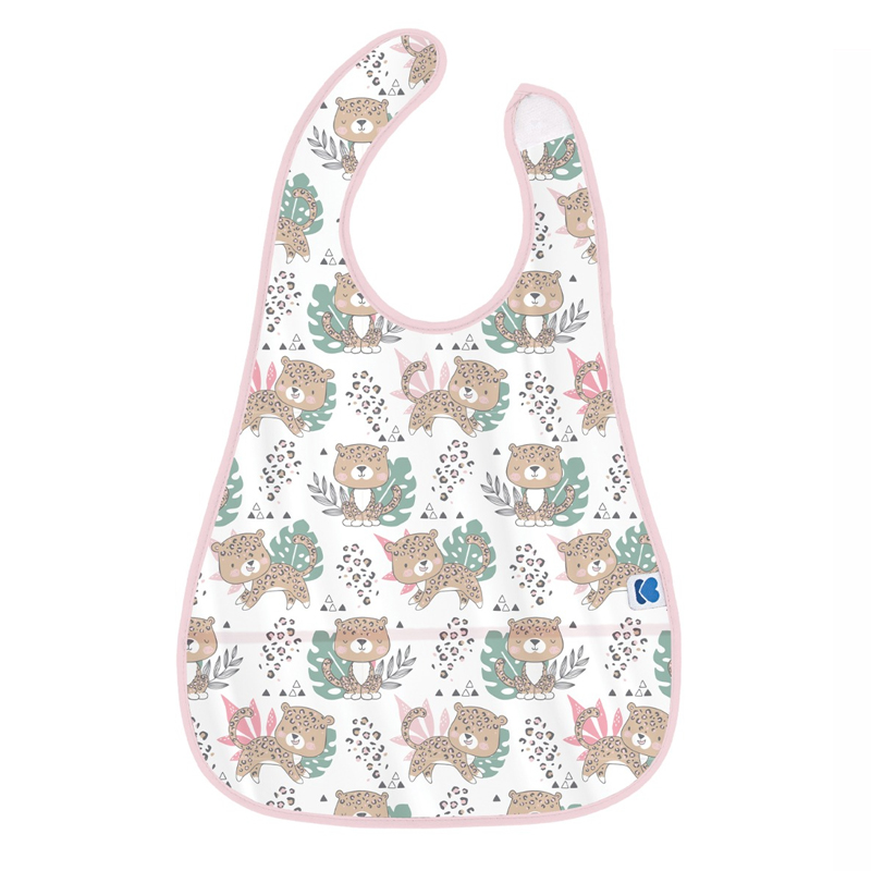 Αδιάβροχη Σαλιάρα Kikka boo Savanna Pattern Pink