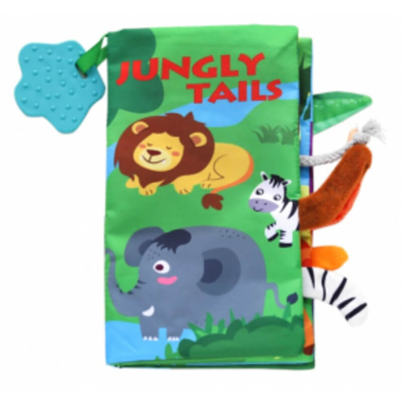 Εκπαιδευτικό Μαλακό Βιβλίο Δραστηριοτήτων με Μασητικό Kikka boo Jungly Tails