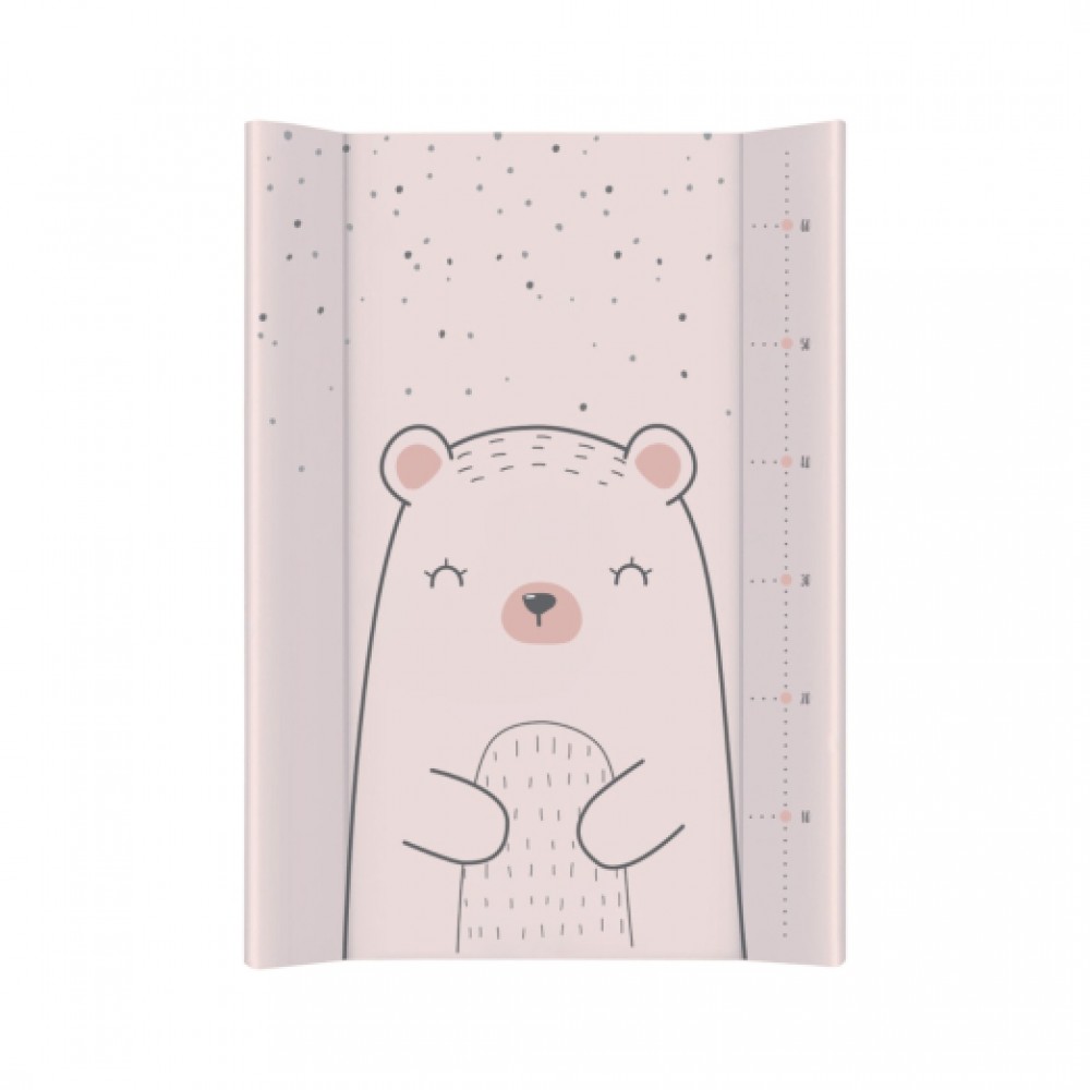 Σκληρή Αλλαξιέρα Kikka boo PVC 80x50cm Bear with me Pink