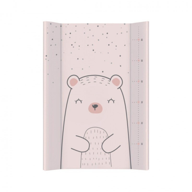 Σκληρή Αλλαξιέρα Kikka boo PVC 80x50cm Bear with me Pink