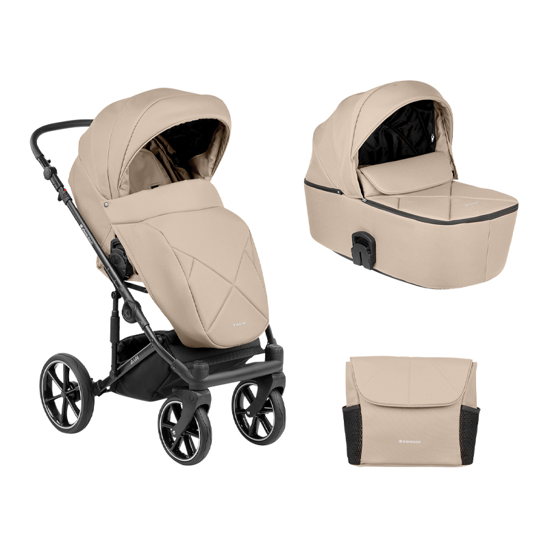 Καρότσι Kikka boo Amani 2 in 1 Beige