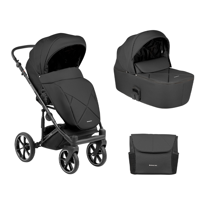 Καρότσι Kikka boo Amani 2 in 1 Black