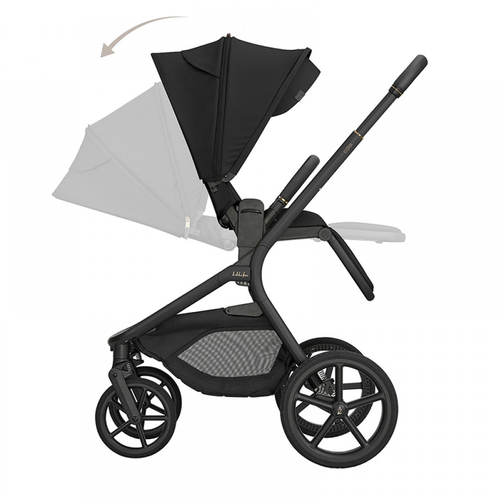 Καρότσι Kikka boo 2in1 Goya Platinum Noir