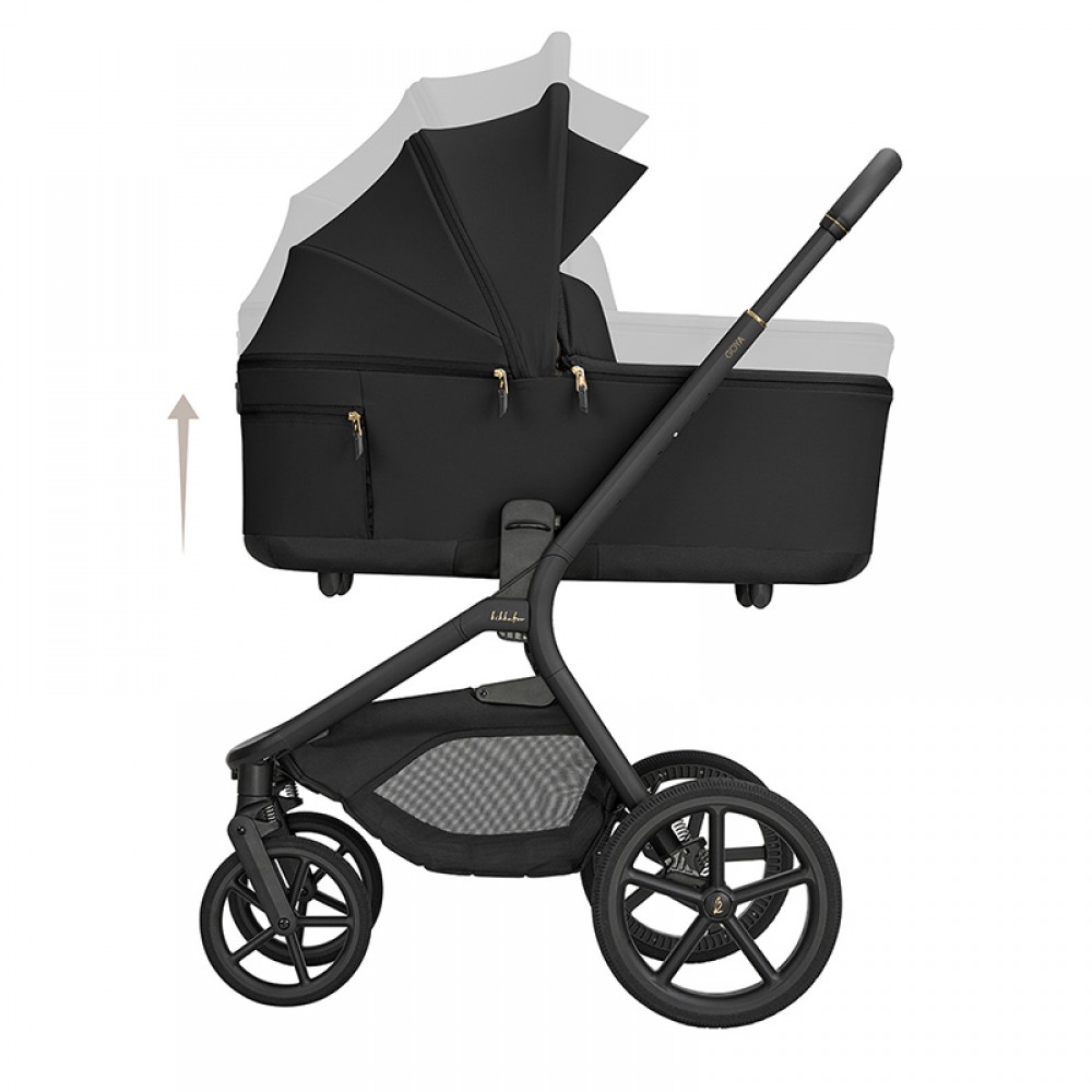 Καρότσι Kikka boo 2in1 Goya Platinum Noir