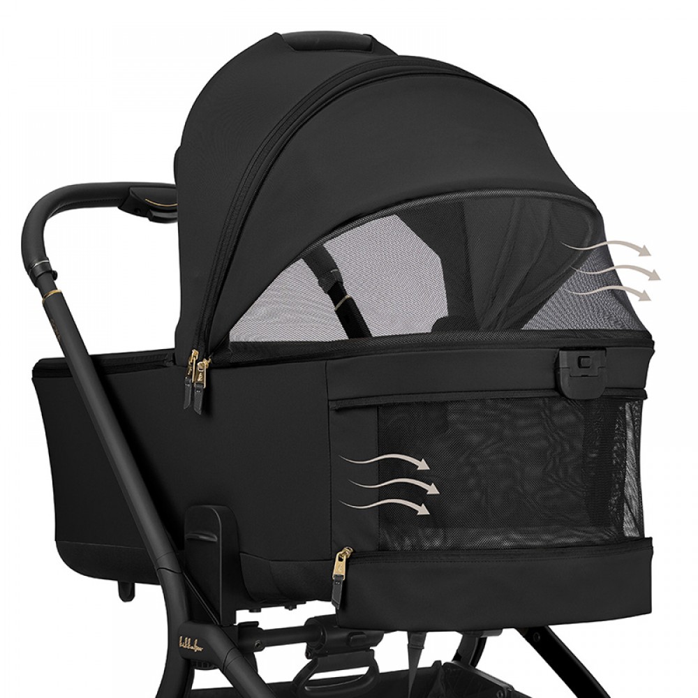 Καρότσι Kikka boo 2in1 Goya Platinum Noir