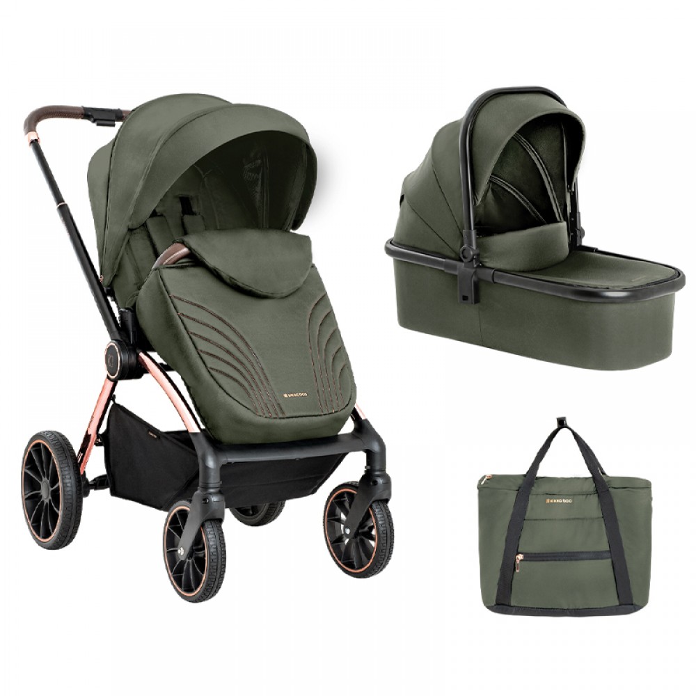 Πολυκαρότσι Kikka boo Kara 2 in 1 Army Green