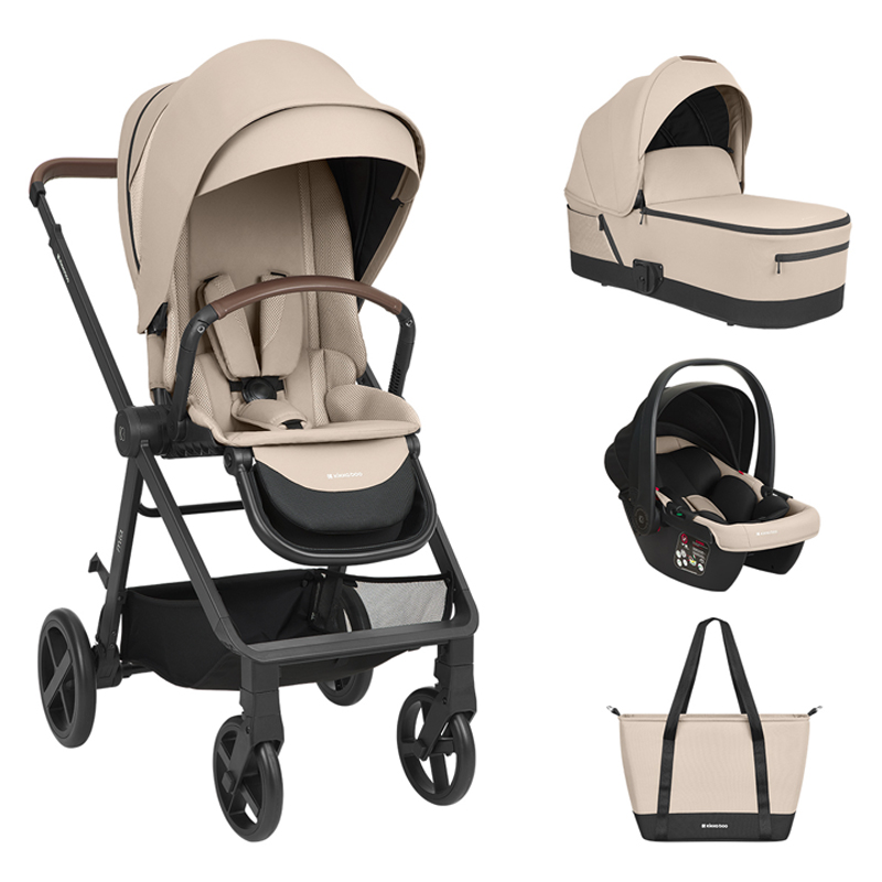 Καρότσι Kikka boo 3in1 Mia Beige