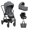 Καρότσι Kikka boo 3in1 Mia Grey