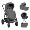 Καρότσι Kikka boo Modena 3in1 Dark Grey 2027