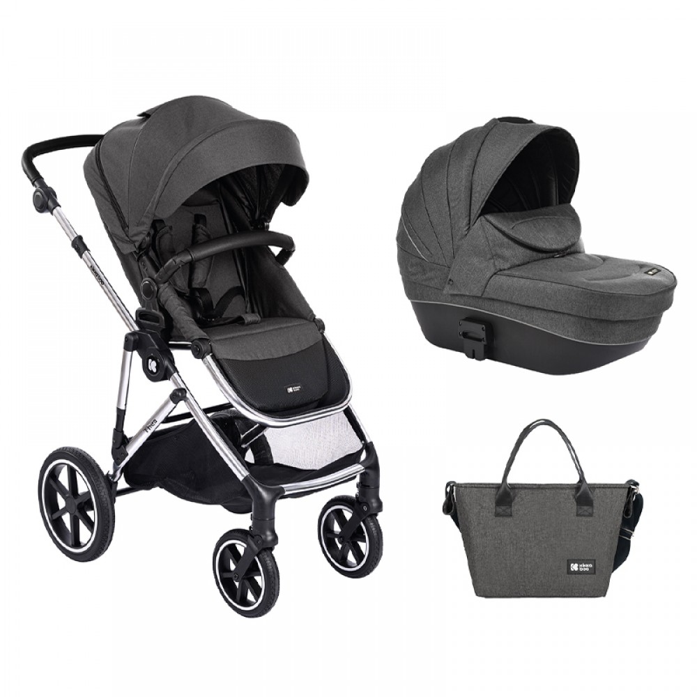 Καρότσι Kikka boo 2 in 1 Thea Dark Grey