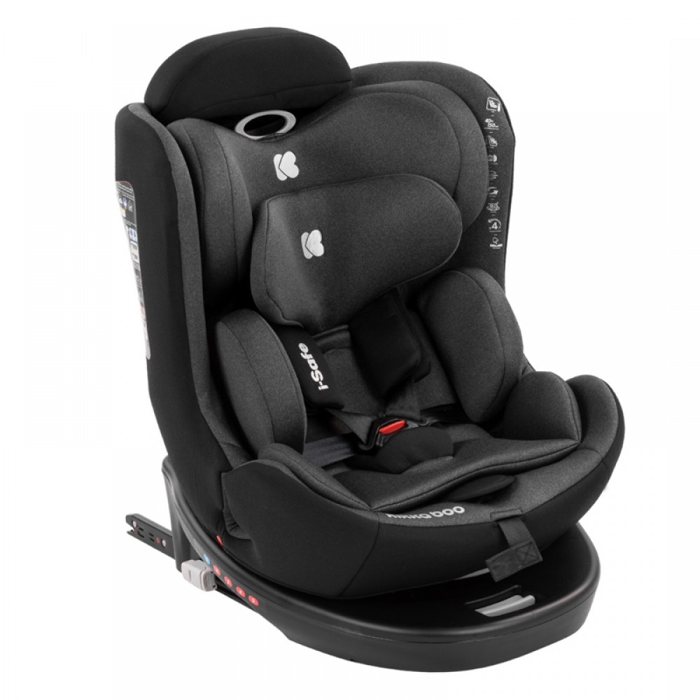 Κάθισμα Αυτοκινήτου Kikka boo i-Safe i-SIZE 40-150cm Dark Grey