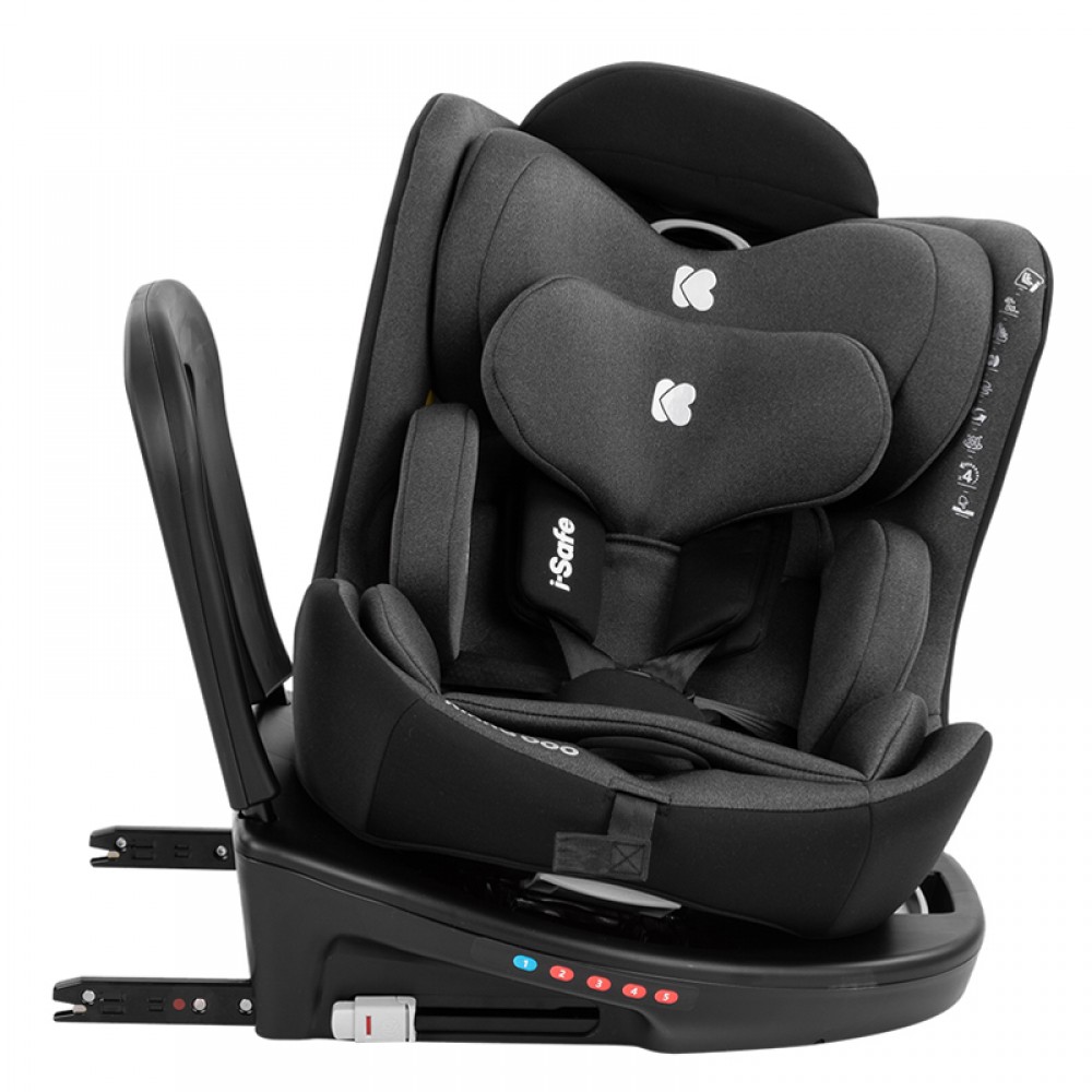 Κάθισμα Αυτοκινήτου Kikka boo i-Safe i-SIZE 40-150cm Dark Grey