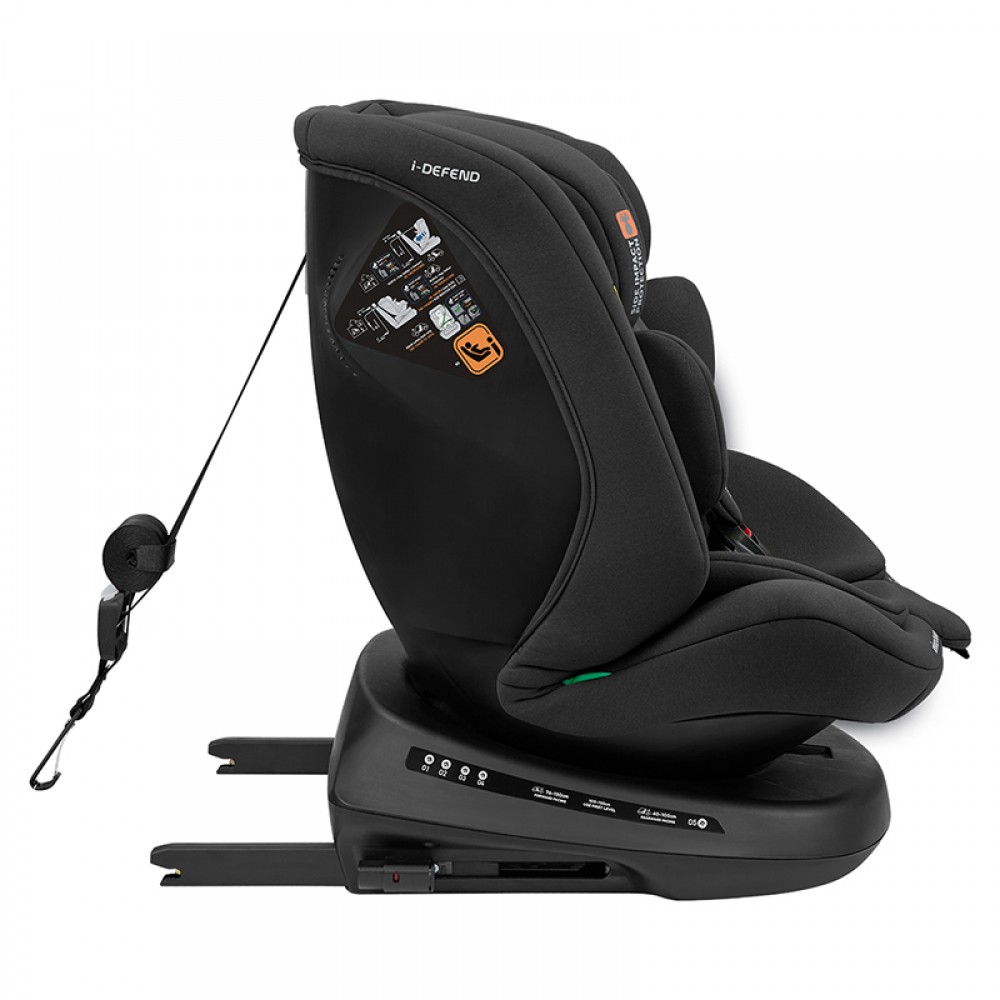 Κάθισμα Αυτοκινήτου Kikka boo i-Defend i-SIZE 40-150cm Black
