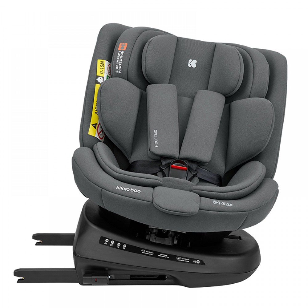 Κάθισμα Αυτοκινήτου Kikka boo i-Defend i-SIZE 40-150cm Grey