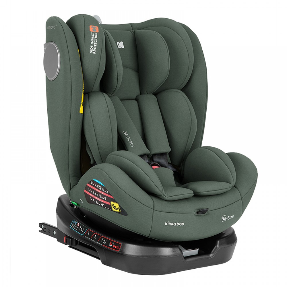 Κάθισμα Αυτοκινήτου Kikka boo i-Moove 2 i-SIZE 40-150cm Army Green