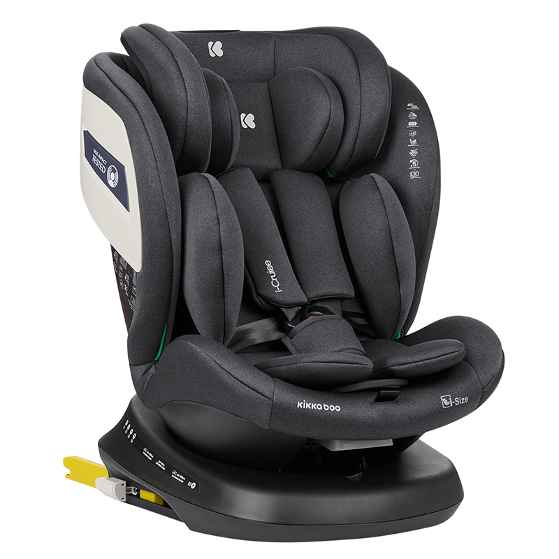 ​​​​​​​Κάθισμα Αυτοκινήτου Kikka boo i-Cruise i-SIZE 40-150cm Dark Grey