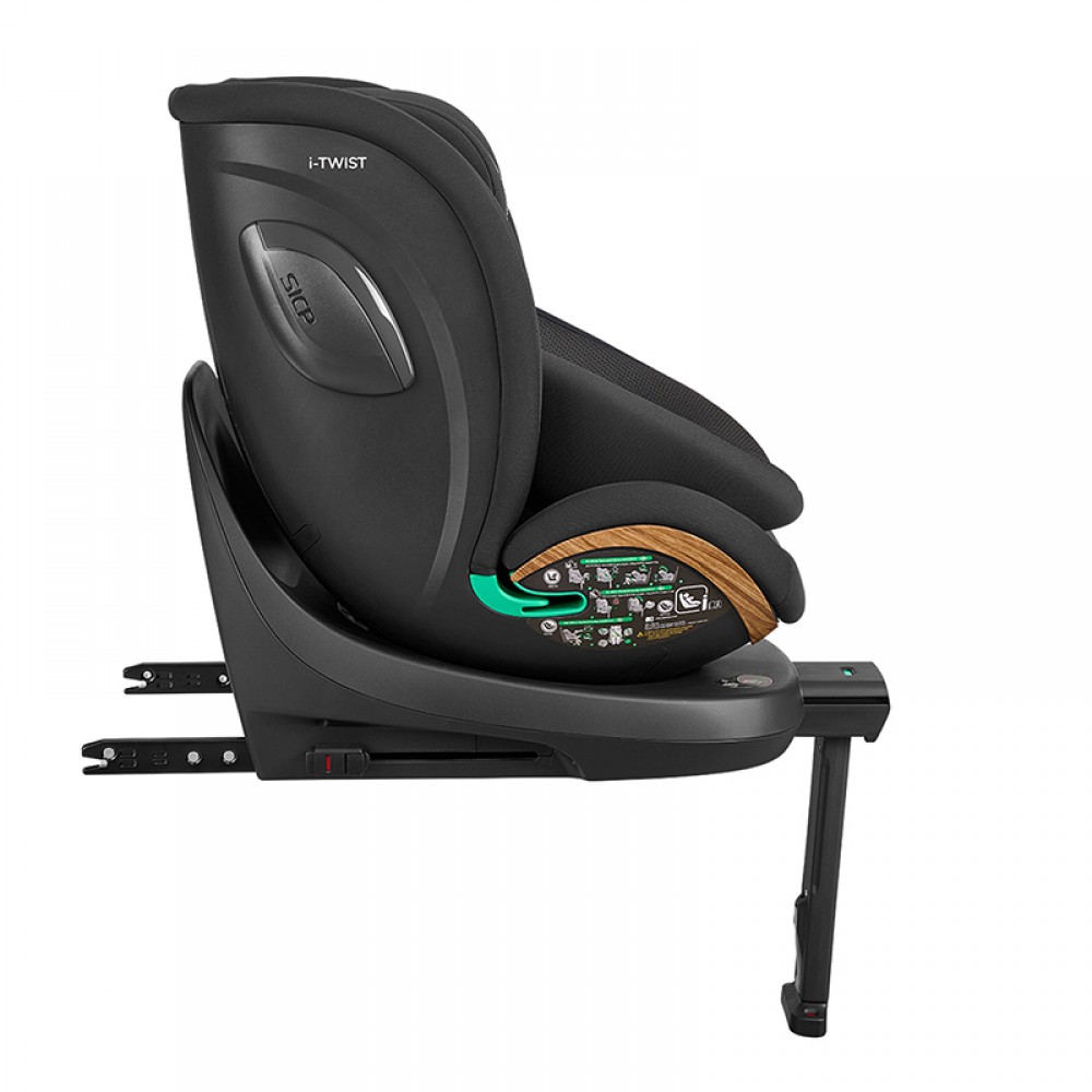 Κάθισμα Αυτοκινήτου Kikka boo i-Twist i-SIZE 40-150cm Black 2026