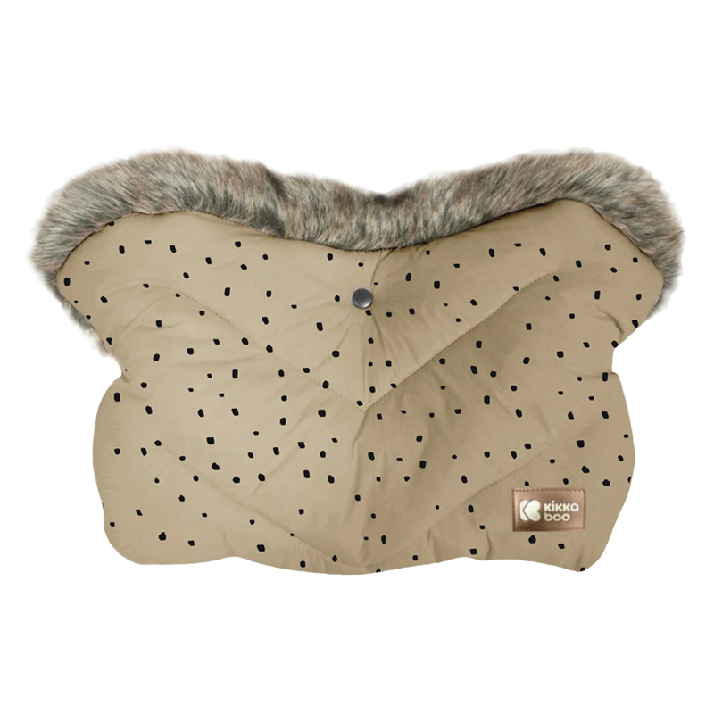 Γάντια Καροτσιού Kikka boo Luxury Fur Dots Beige
