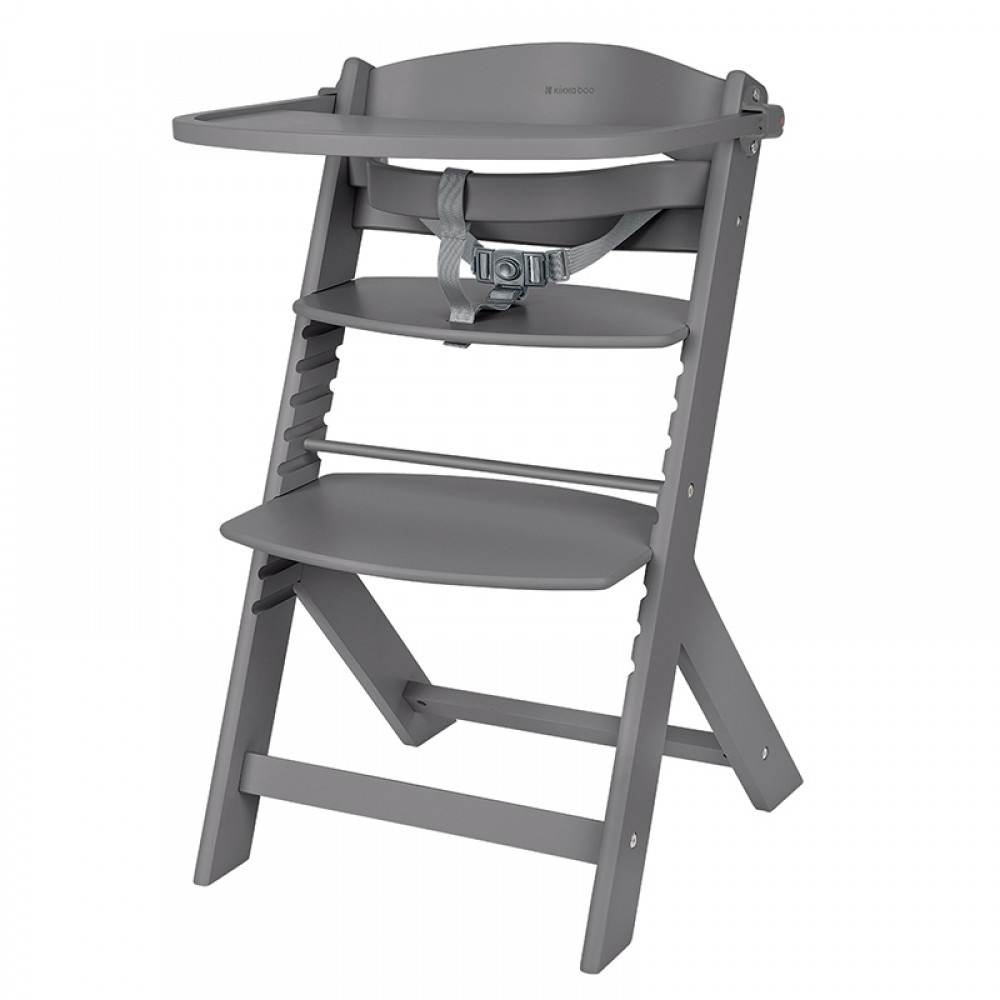 Κάθισμα Φαγητού Kikka boo Wooden Nordy Dark Grey