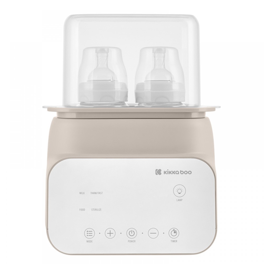 Διπλός Θερμαντήρας - Αποστειρωτής Μπιμπερό Kikka boo Handy 4in1 Beige