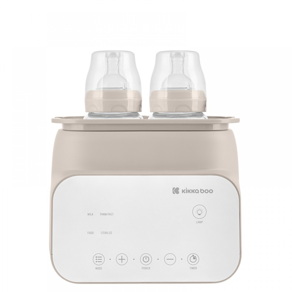 Διπλός Θερμαντήρας - Αποστειρωτής Μπιμπερό Kikka boo Handy 4in1 Beige