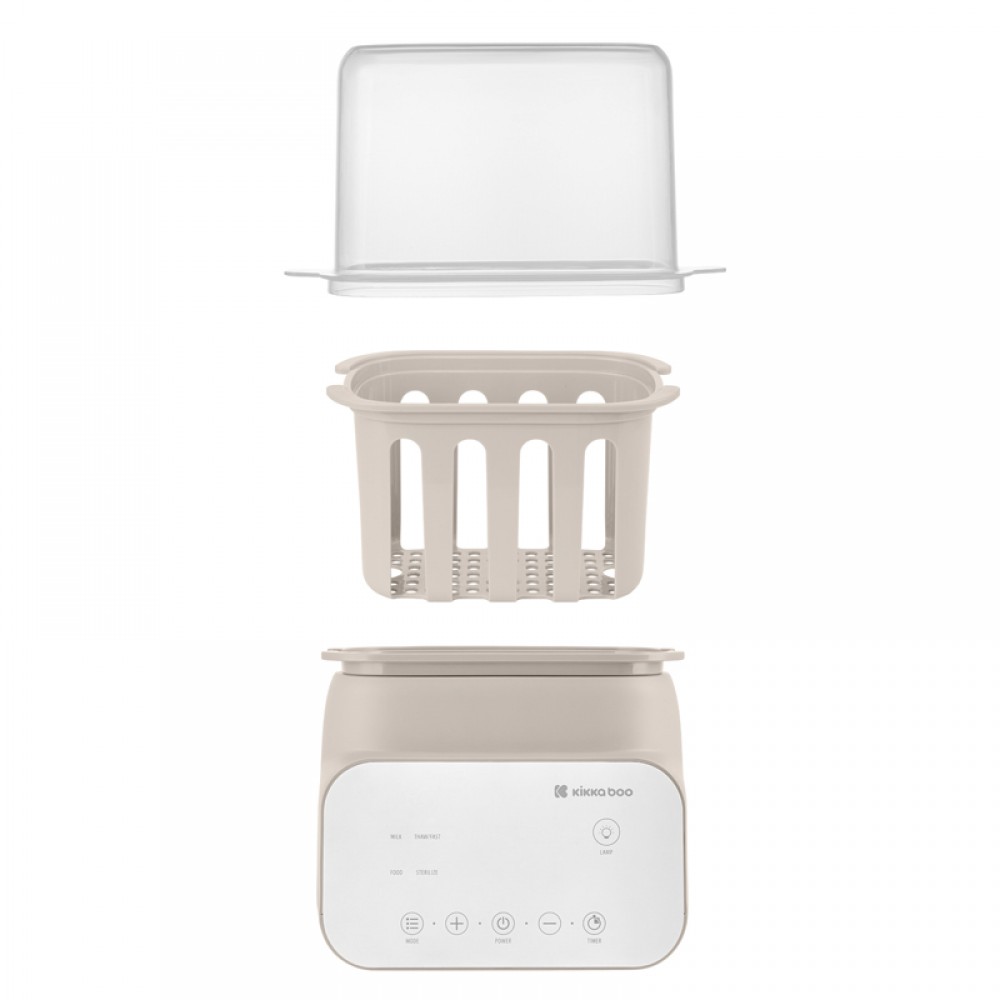 Διπλός Θερμαντήρας - Αποστειρωτής Μπιμπερό Kikka boo Handy 4in1 Beige