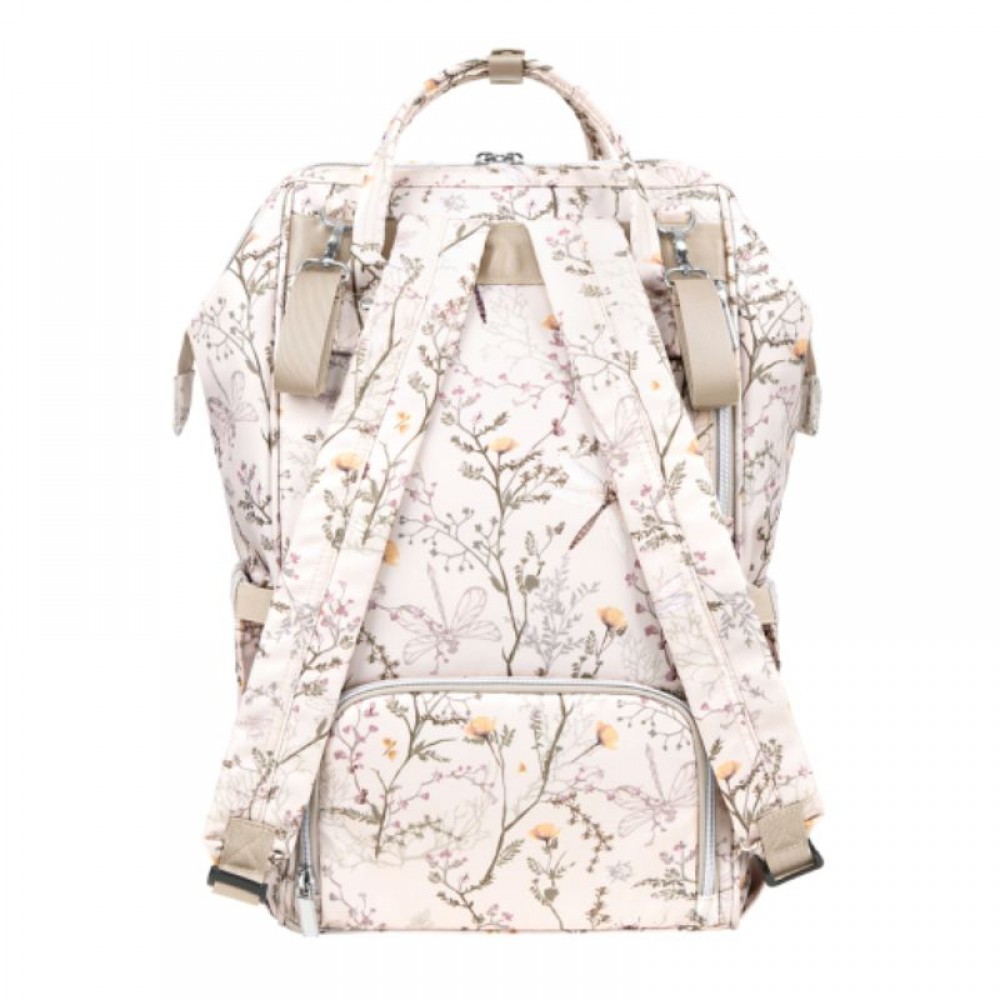 Τσάντα-Αλλαξιέρα Kikka Boo Siena Luxe Secret Garden Beige