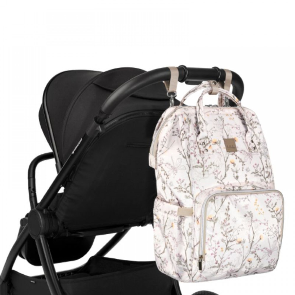 Τσάντα-Αλλαξιέρα Kikka Boo Siena Luxe Secret Garden Beige