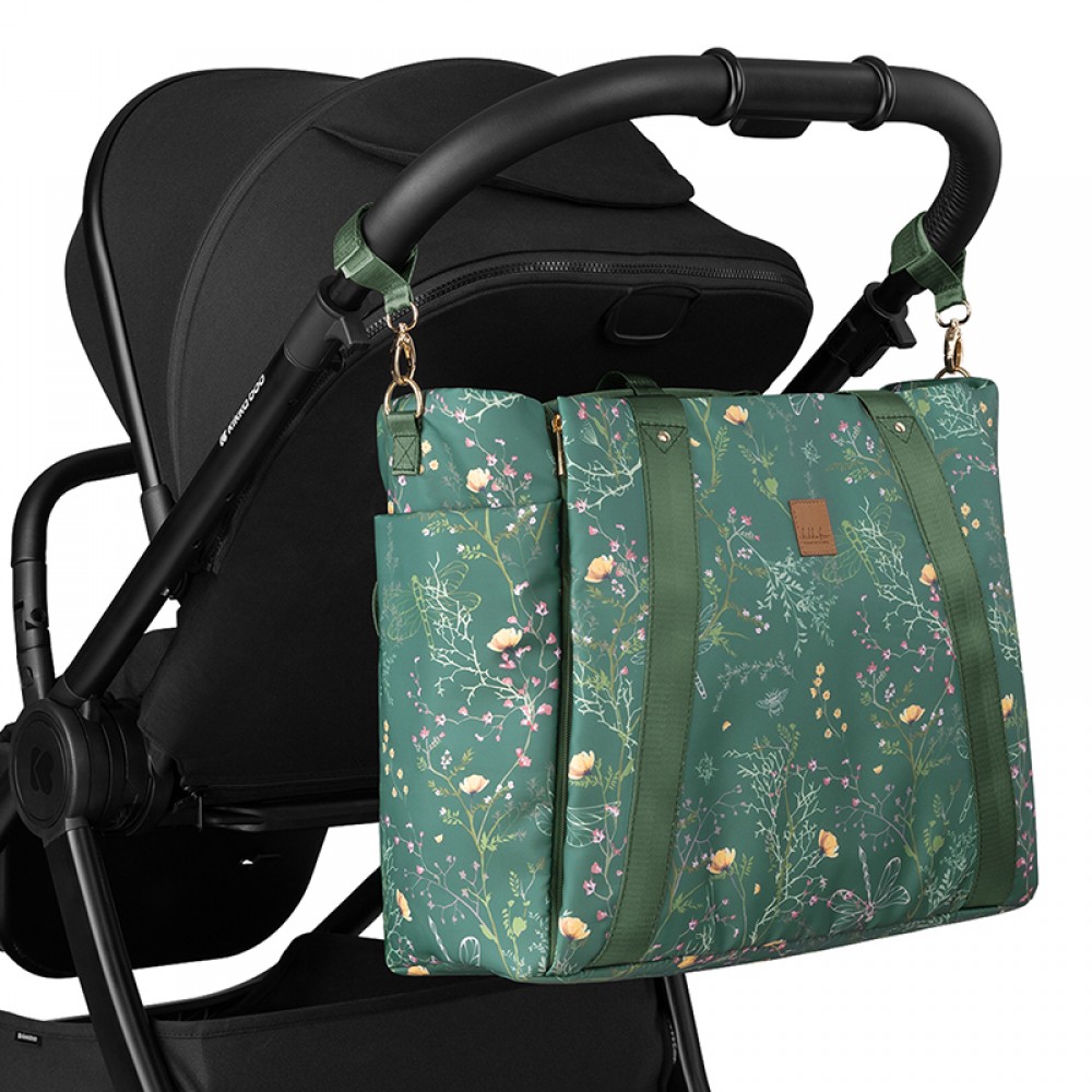 Τσάντα Αλλαξιέρα Kikka boo Florence Secret Garden Green