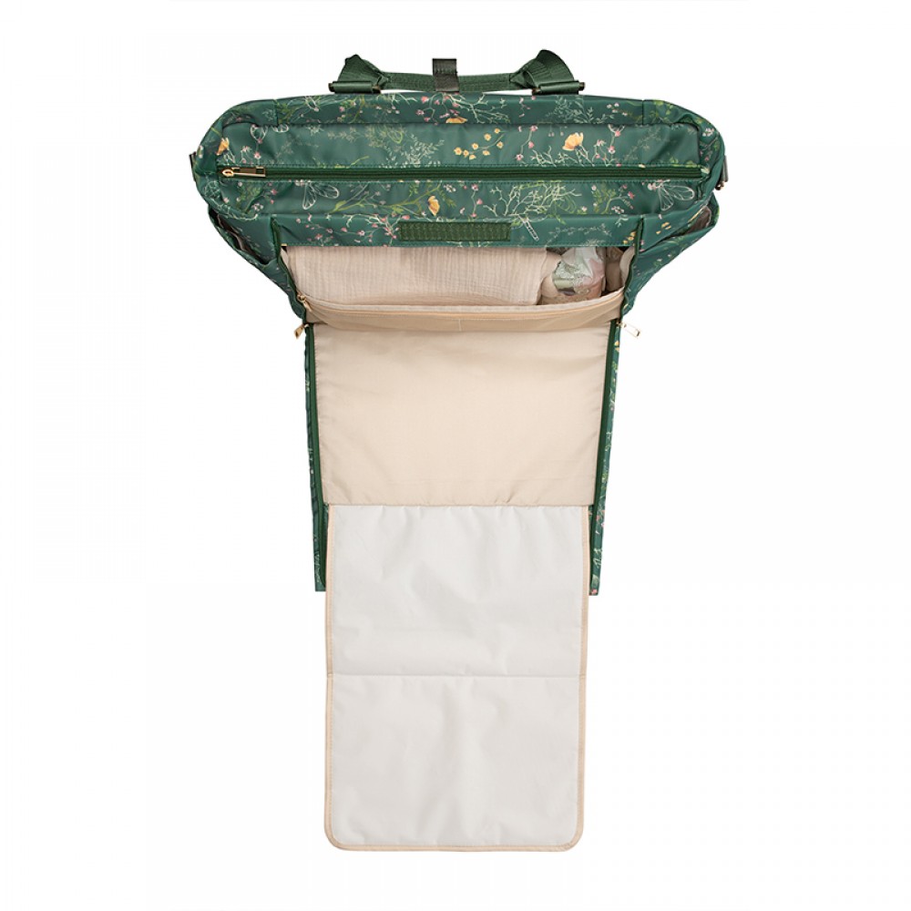Τσάντα Αλλαξιέρα Kikka boo Florence Secret Garden Green