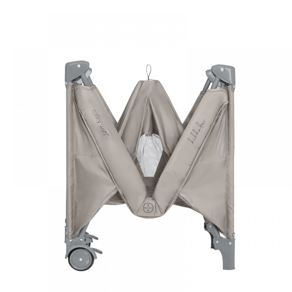 Παρκοκρέβατο Kikka boo 2 layers Milky Way Beige