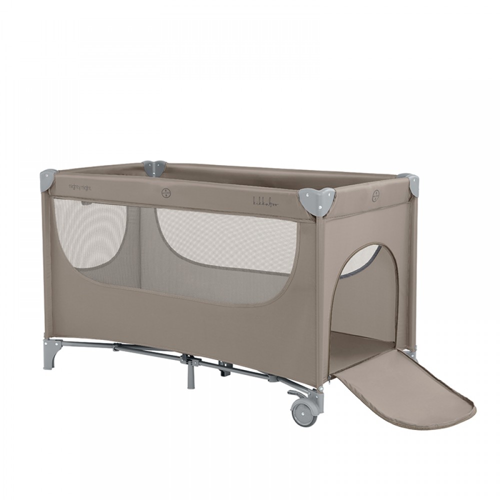 Παρκοκρέβατο Kikka boo 2 layers Nighty Night Beige