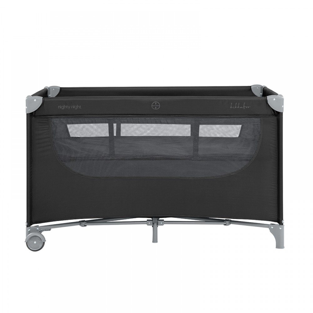 Παρκοκρέβατο Kikka boo 2 layers Nighty Night Black