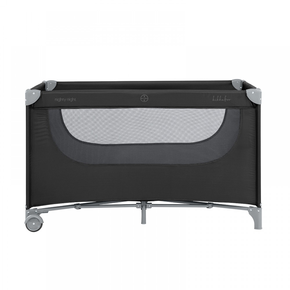 Παρκοκρέβατο Kikka boo 2 layers Nighty Night Black