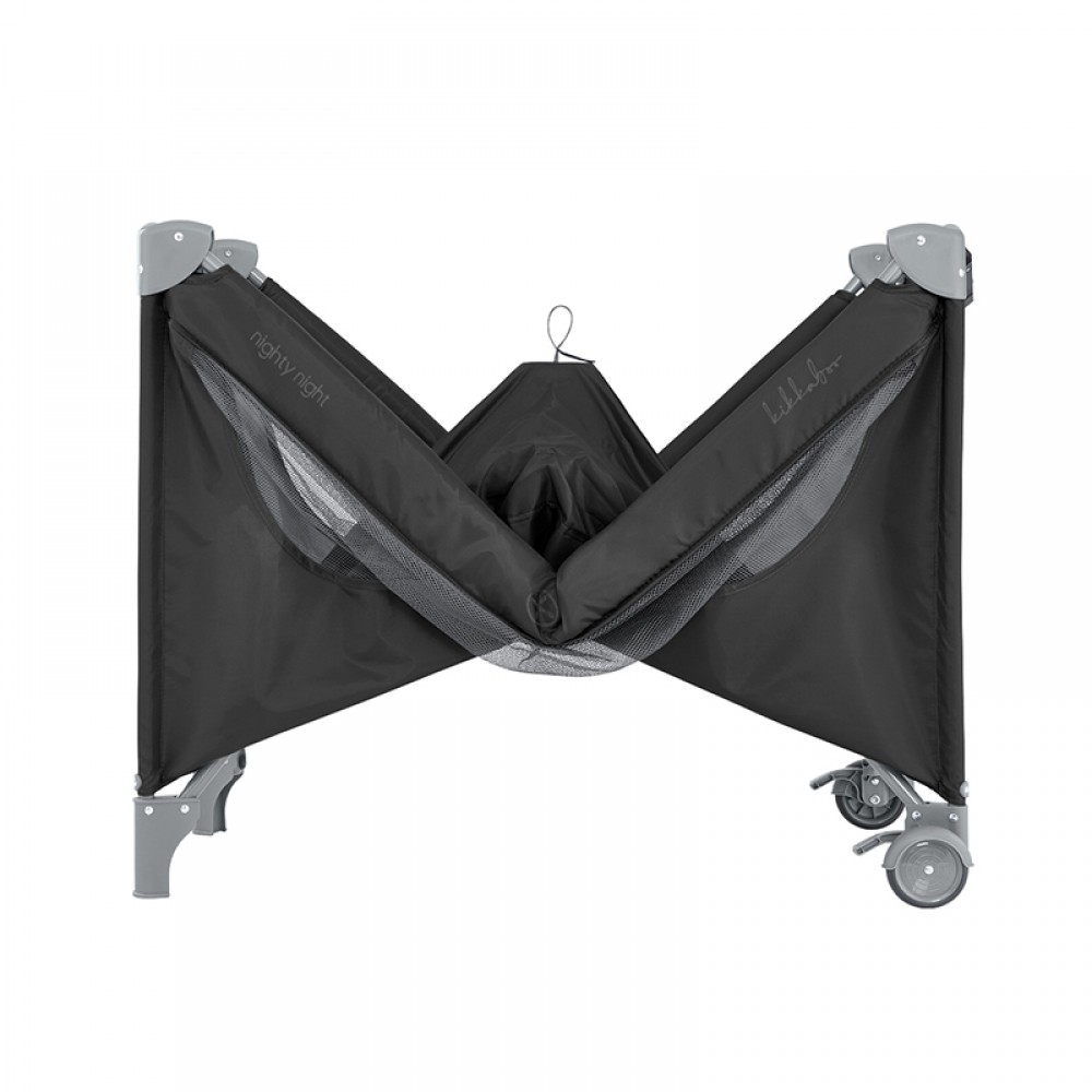 Παρκοκρέβατο Kikka boo 2 layers Nighty Night Black