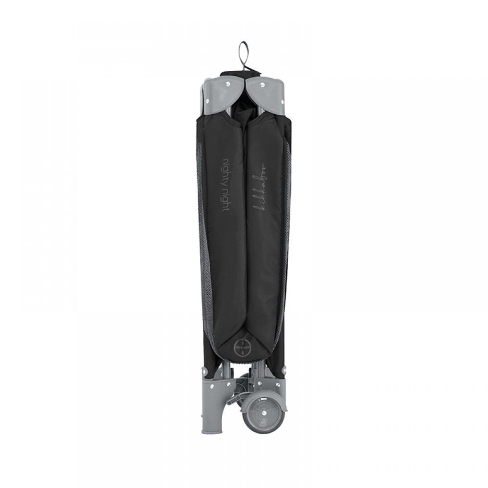 Παρκοκρέβατο Kikka boo 2 layers Nighty Night Black