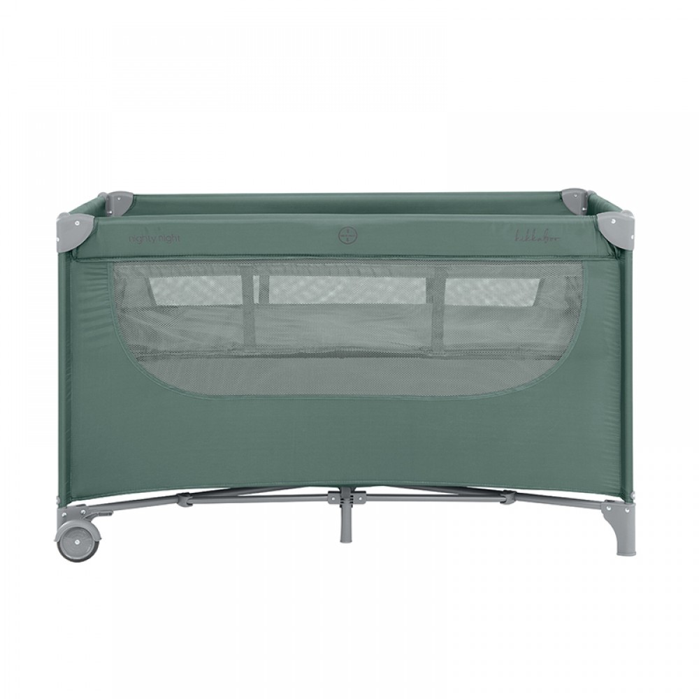 Παρκοκρέβατο Kikka boo 2 layers Nighty Night Green