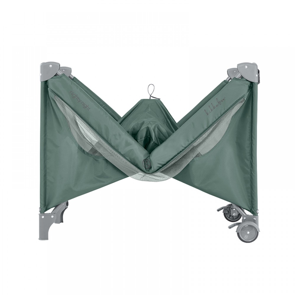 Παρκοκρέβατο Kikka boo 2 layers Nighty Night Green