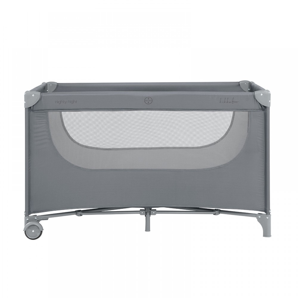 Παρκοκρέβατο Kikka boo 2 layers Nighty Night Grey