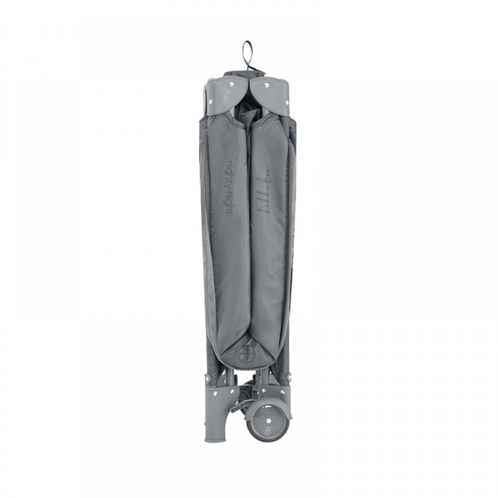 Παρκοκρέβατο Kikka boo 2 layers Nighty Night Grey