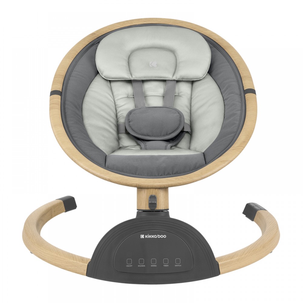Ηλεκτρική Κούνια Ρηλάξ Kikka boo side-to-side Ashlee 2025 Dark Grey