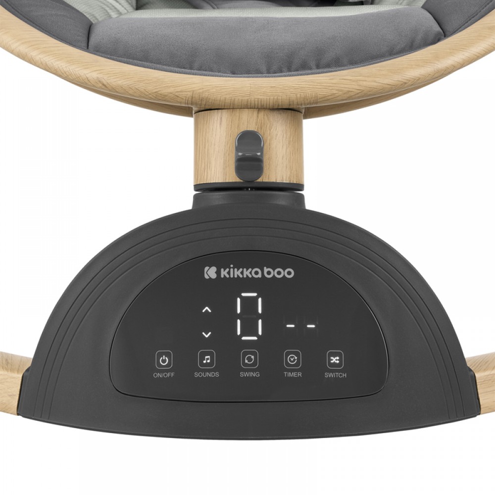 Ηλεκτρική Κούνια Ρηλάξ Kikka boo side-to-side Ashlee 2025 Dark Grey