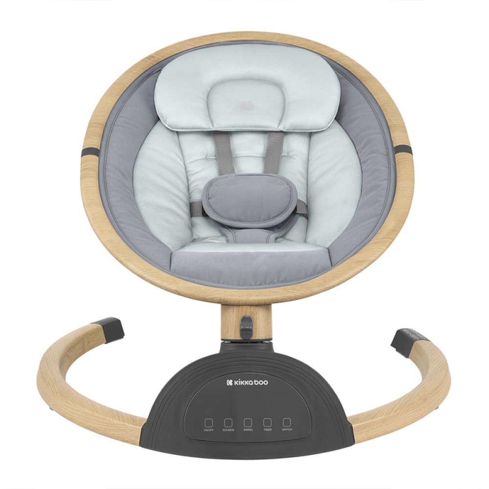 Ηλεκτρική Κούνια Ρηλάξ Kikka boo side-to-side Ashlee 2025 Light Grey 