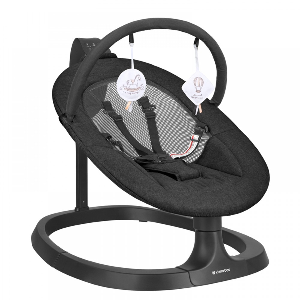 Ηλεκτρική Κούνια Ρηλάξ Kikka Boo Zazu Black